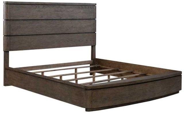 Liberty Furniture Cascade Falls Satin Espresso King Panel Bed-0
