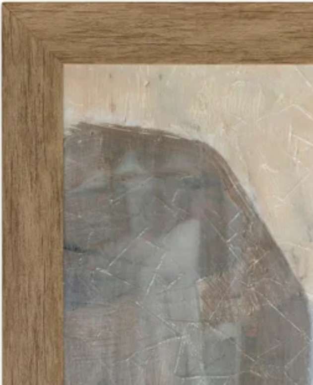 Stylecraft Three Stones II Brown/Gray/Light Gray/Red/Off-White Wall Art -1