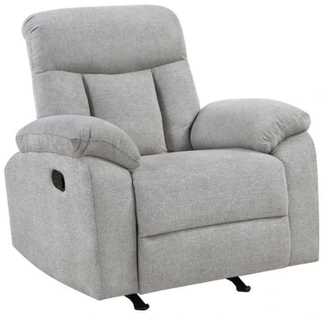 Homelegance® Jules Gray Rocker Manual Recliner-0