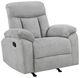 Homelegance® Jules Gray Rocker Manual Recliner-0