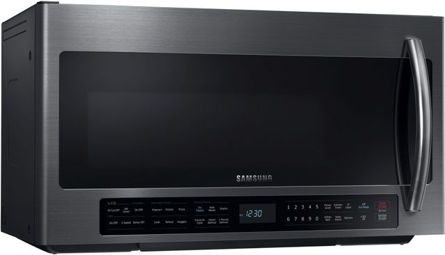 Samsung 2.1 Cu. Ft. Black Stainless Steel Over The Range Microwave-4