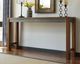 Signature Design by Ashley® Torjin 3-Piece Distressed Warm Brown/Aged Gunmetal Counter Height Dining Table Set-3