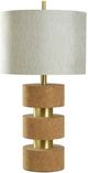 Harp & Finial® Cortiza Brass/Brown Table Lamp-0