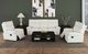 Elements International Wildcat Aviarah White Manual Recliner-2