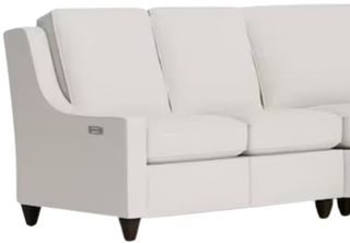 Bassett® Furniture Customizable Magnificent Motion Left-Arm Facing Sectional Loveseat