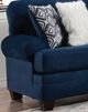 Furniture of America® Waldstone Navy Sofa-2