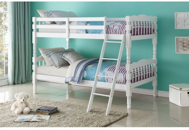 ACME Furniture Homestead White Youth Twin Over Twin Youth Bunk Bed-1