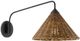 Currey & Company Basket Blacksmith/Natural Wall Sconce-1