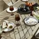 Uttermost® Harbor Cerused Wheat Herringbone Wooden Indoor-Outdoor Dining Table-3