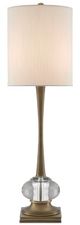 Currey & Company Giovanna Antique Brass/Clear Table Lamp-1