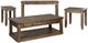 Sunny Designs™ Homestead Tobacco Leaf Sofa Table-3