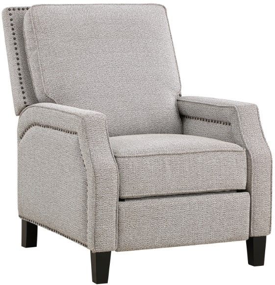 Homelegance® Berenson Coconut Manual Push Back Recliner-0