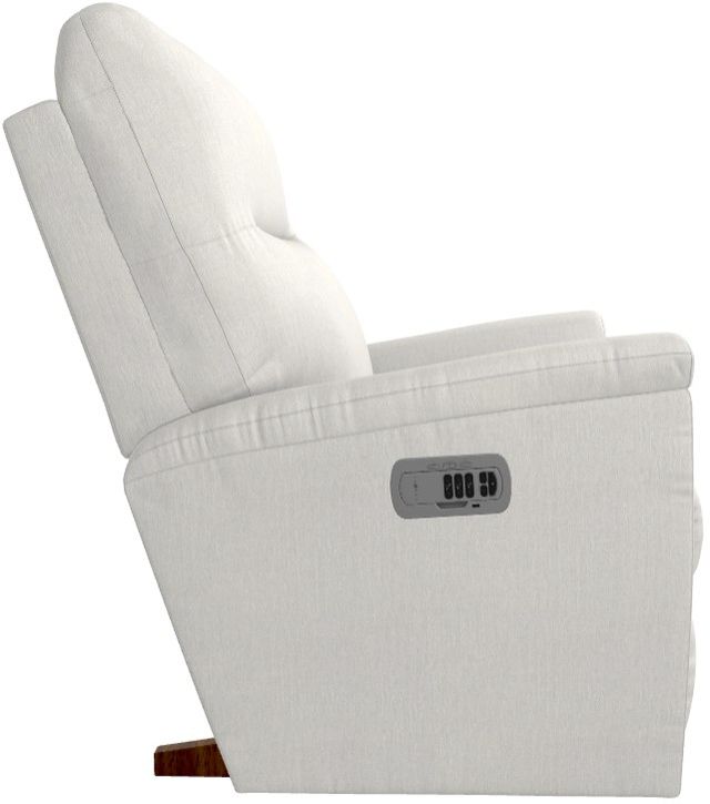 La-Z-Boy® Norton Linen Power Rocking Recliner with Headrest and Lumbar-3