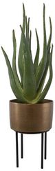 Uttermost® Arabia Antique Brass/Green/Matte Black Aloe Planter-2