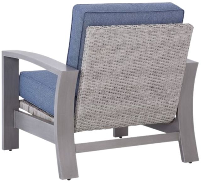 Signature Design by Ashley® Dillon Beach Blue/Gray Aluminum/Fabric Outdoor Spring Lounge Chair-3