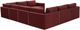 TOV Furniture Willow 8-Piece Red Modular Sectional-3