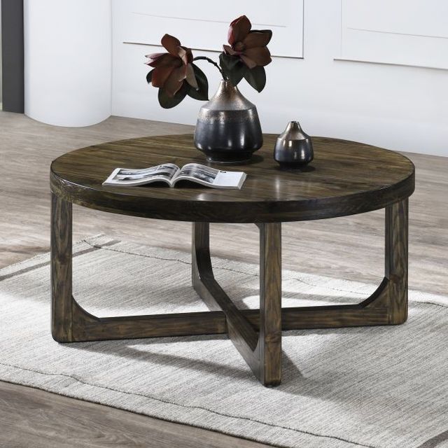 New Classic® Home Furnishings Kerby Dark Brown Coffee Table-1