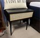 Cane Side Table 20 x 18 x 22-0