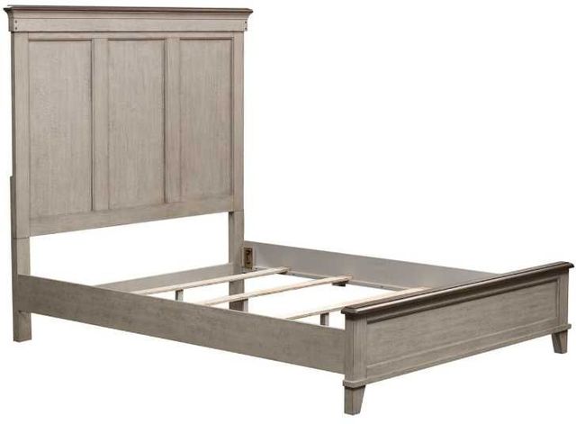 Liberty Furniture Ivy Hollow 4-Piece Dusty Taupe/Weathered Linen Queen Panel  Bedroom Set-2