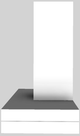 Vent-A-Hood® K Series 36" White Contemporary Wall Mounted Range Hood-1
