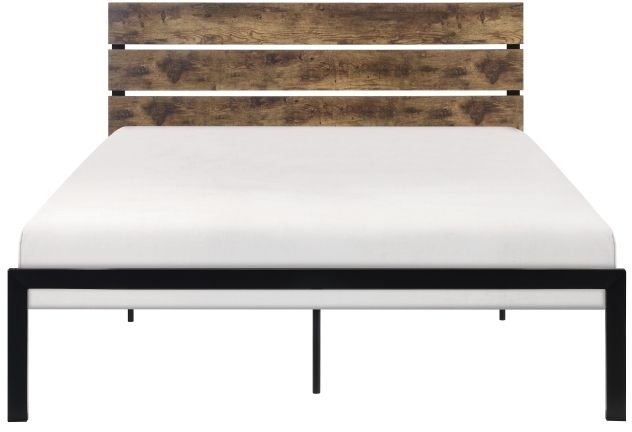 Homelegance® Marshall Black Queen Platform Bed-1