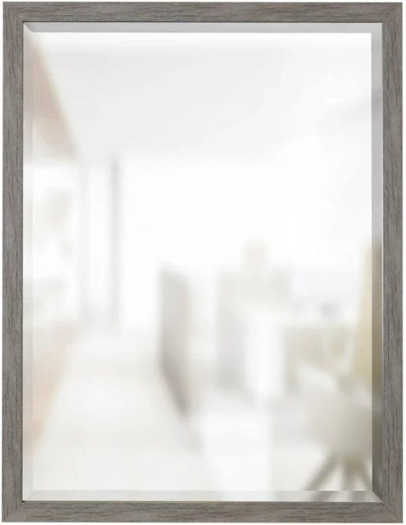Stylecraft Gray Beveled Framed Wall Mirror-0