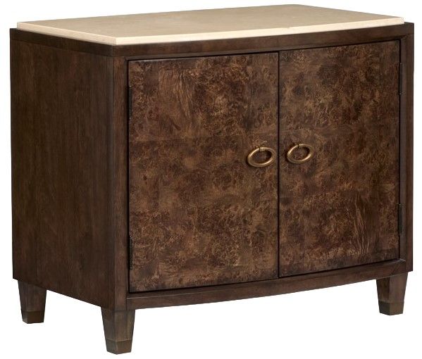 Magnussen Home® Rowan Espresso Brown Door Nightstand-0