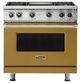 Viking® 5 Series 36" Golden Hour Pro Style Natural Gas Range-0
