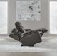 Liberty Furniture Chapman Aline Coal Leather Power Reclining Sofa-3