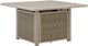 Signature Design by Ashley® Carisbo Beige Aluminum/Resin Square Outdoor Fire Pit Table-0