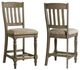 Intercon Balboa Park Brown/Roasted Oak Slat Stool-3