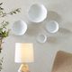 Uttermost® Lucky Coins 4-Piece White Wall Decor Set-1