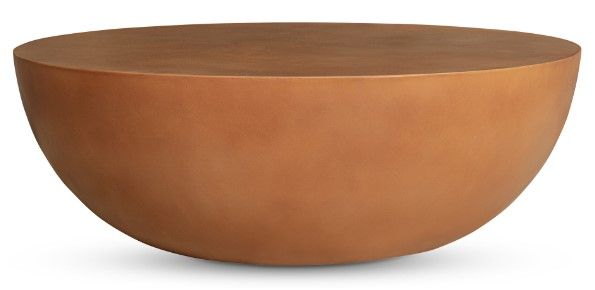 Moe's Home Collection Insitu Terracotta Concrete Outdoor Coffee Table