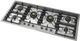 Ilve Nostalgie II 48” Stainless Steel Liquid Propane Cooktop with 6 Burners-2