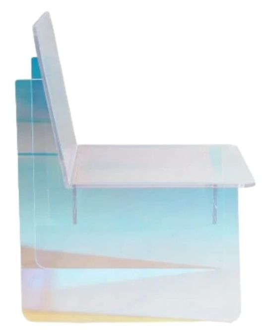 Modus Furniture Fomo Iridescent Acrylic Accent Chair-4