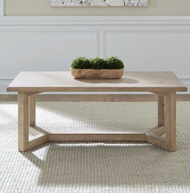 Liberty Furniture Proximity Place Barley Buff Cocktail Table-1