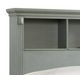 Elements International Calloway Gray Queen Bookcase Bed-1