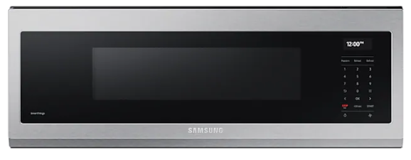 Samsung 30" Fingerprint Resistant Stainless Steel Low Profile 1.1 cu. ft. Over the Range Microwave