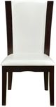 Homelegance® Daisy White/Espresso Side Chair-2
