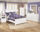 Signature Design by Ashley® Bostwick Shoals 4-Piece White Queen/Full Panel Headboard Bed Set-4