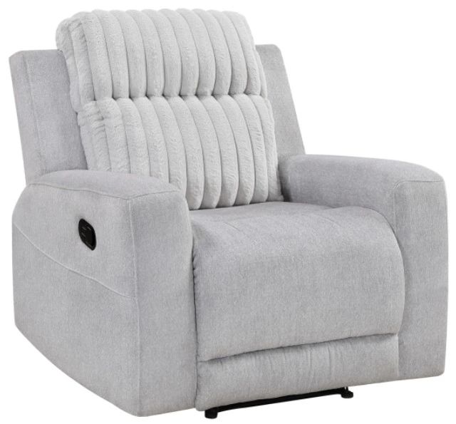 Homelegance® Benton Light Gray Manual Recliner-0
