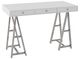 VIG Furniture Modrest Ostrow Stainless Steel/White Desk-0