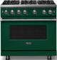 Viking® 5 Series 36" Ivy Pro Style Gas (LP) Range with Polished Chrome Trim-0