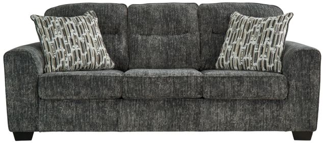 Signature Design by Ashley® Lonoke Gunmetal Sofa-1