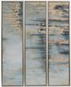 Crestview Collection Azure Skies 3-Piece Blue Wall Art Set-0