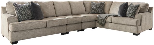 Signature Design by Ashley® Bovarian 4-Piece Stone Right-Arm Facing Sectional