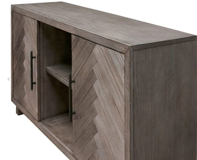 Martin Furniture Palisades Brushed gray 60″ TV Console-3