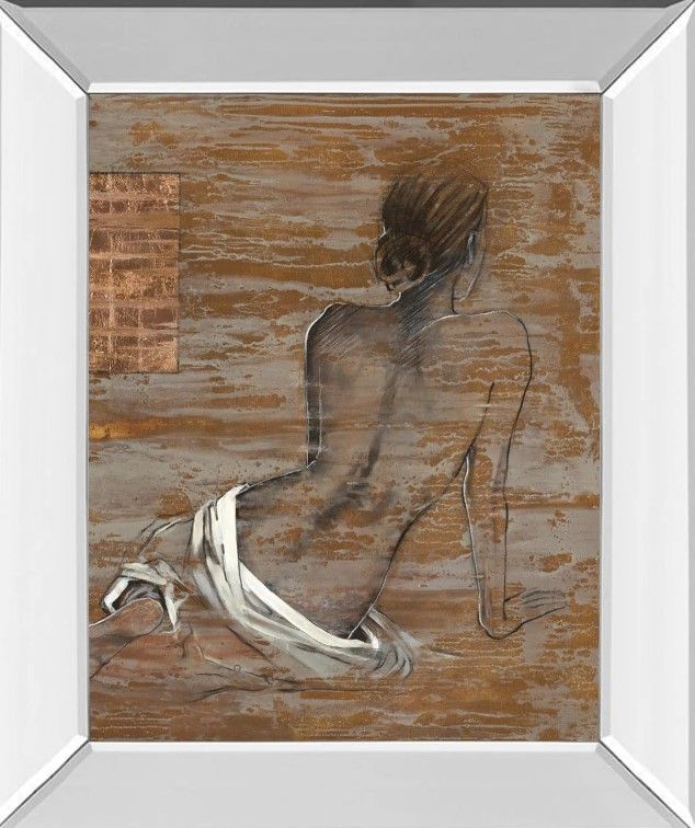 Classy Art Vivenne by Saro Mirror Framed Wall Art-1