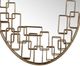 A & B Home Maxime Antique Gold Oval Mirror-2