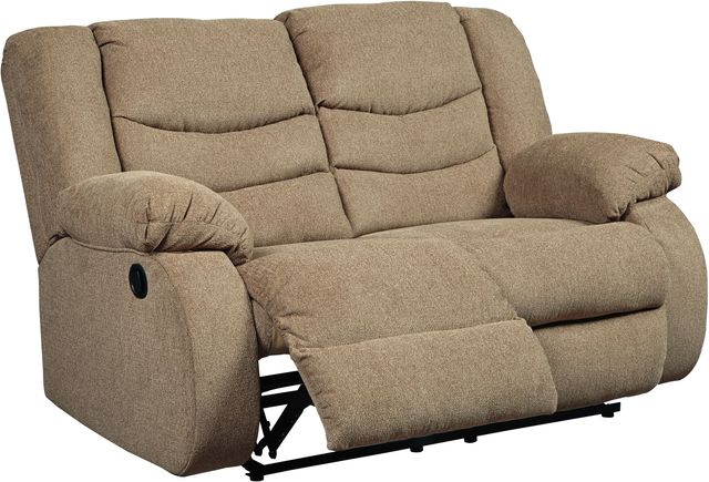 Signature Design by Ashley® Tulen Mocha Reclining Loveseat